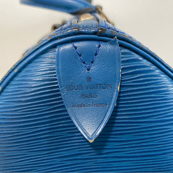 Louis Vuitton EPI Speedy 30 Toledo Blue - Picture 10 of 16